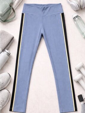 Lou & Grey Blue Colorblock Leggings Size L